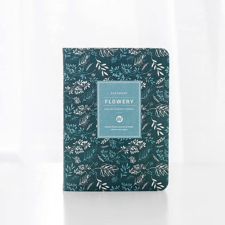 Paper pocket diary with high-grade artificial leather cover in pink, blue, gray, and green, 11cm by 14.5cm size