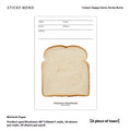 Happy Series non-adhesive message notepad showing one of four colourful cover designs, A6 size 120x80mm.