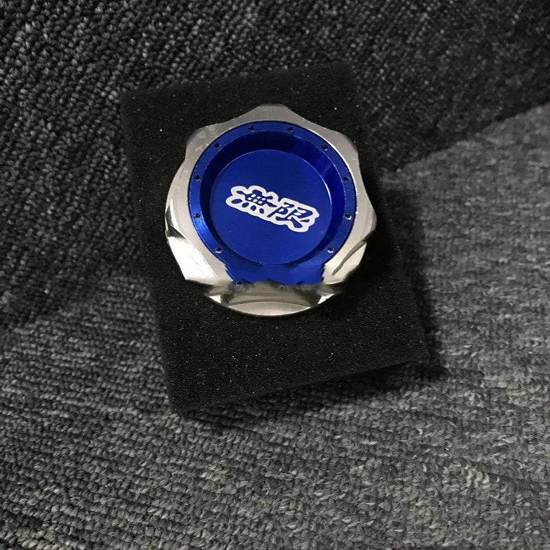Aluminium alloy anti-leakage oil filter cap in six colour options for Honda vehicles.