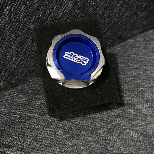 Aluminium alloy oil filter cap for Honda vehicles in multiple colour options.