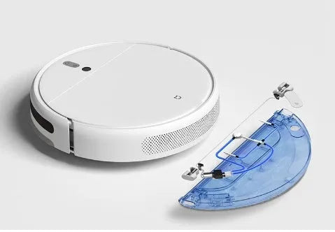 Automatic intelligent sweeping robot in black and white, with brushless motor, 600ml capacity, 320x320x78mm size