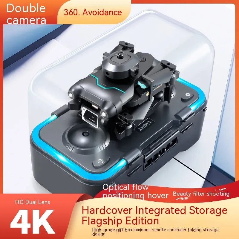 S96-black four-axis drone with obstacle avoidance and 4K camera for aerial photography