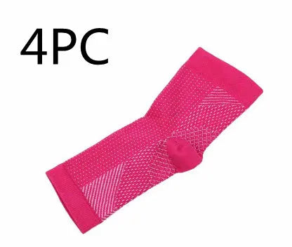 Compression foot sleeve for men women anti fatigue ankle support breathable nylon moisture wicking