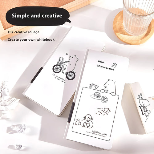 A5 simple plaid style paper notebook with mesh pattern cover, includes stickers.