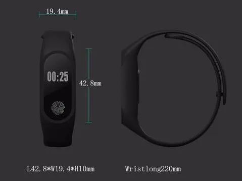 Motion intelligent hand ring in multiple colours on a wrist, showing Bluetooth and heart rate monitoring features.