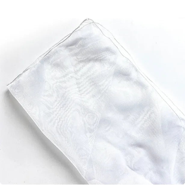 Silk fabric flower bouquet packaging bag with arabesquitic pattern, 60×60cm size in multiple colours