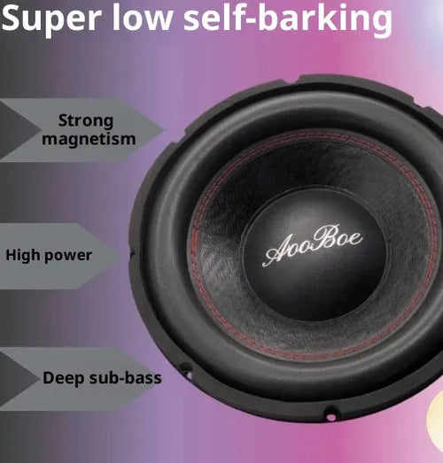 5.25-inch full-range speaker with 80 magnet or 100 magnet options for car and home audio
