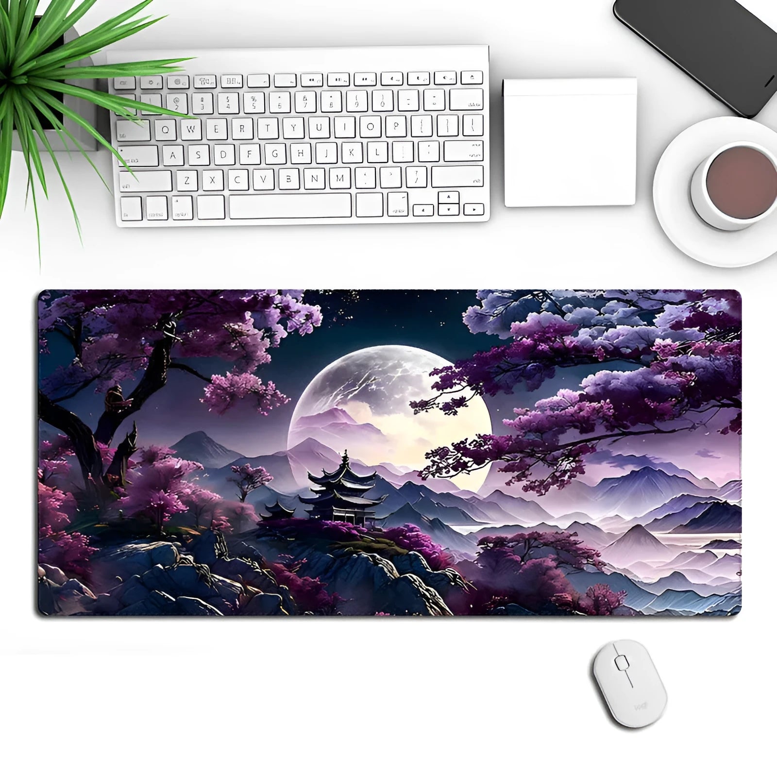 400x900mm thermal transfer printed mouse pad with precision lock edge design