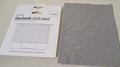 Gray keyboard dust cloth covering a laptop keyboard, universal size