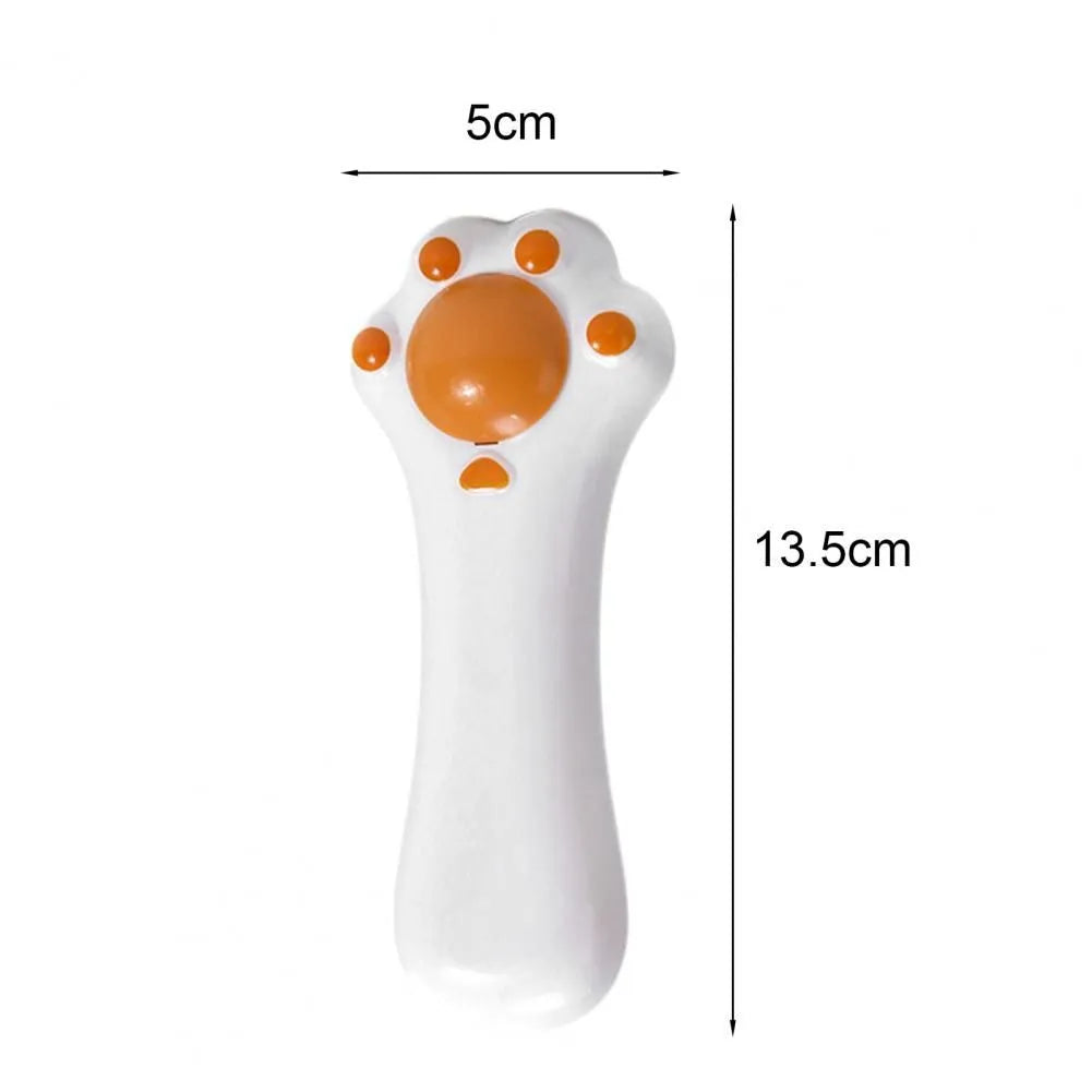 Cartoon design cat massage comb toy with catnip compartment and gentle comb teeth