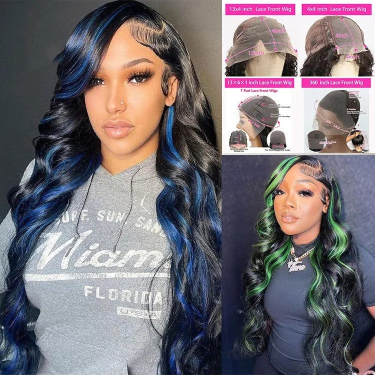 Real human hair lace front wig with 4x4 lace headgear in star fashion style