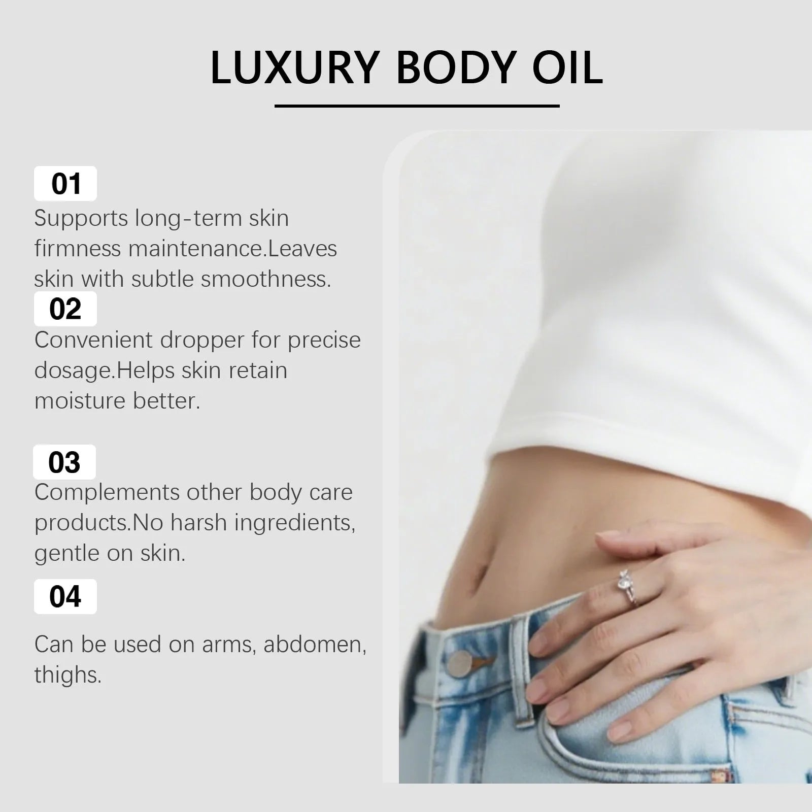 Body Firming Moisturizer 100ml bottle with vitamin E and rose extract