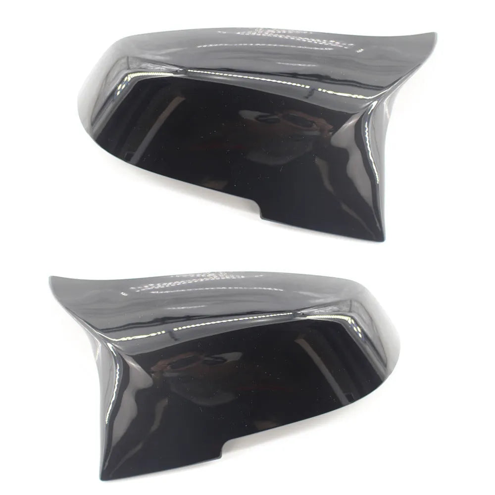 BMW F-series modified horn rear-view mirror shells in paint bright black finish