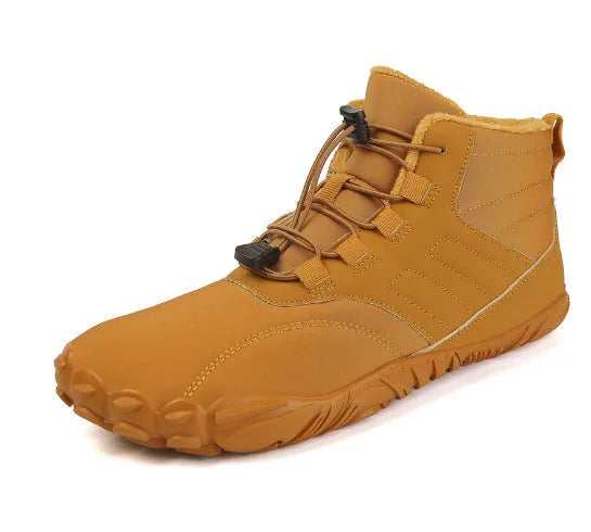 Outdoor sports cotton shoes winter warm slip-on boots Oxford cloth non-slip rubber outsole artificial plush lining colours black blue gray