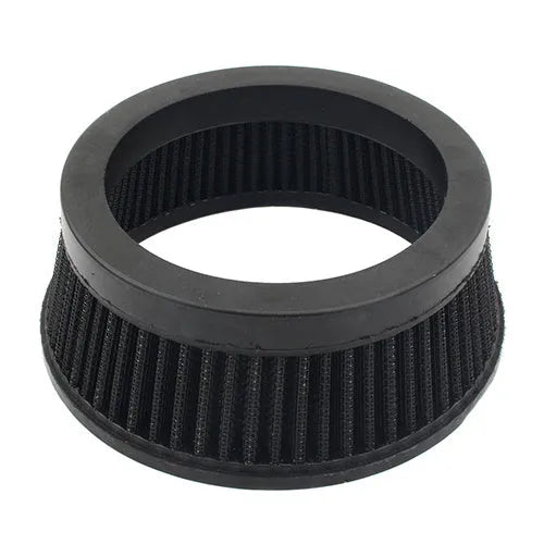 MP09-JJL aluminium air filter cartridge in assorted colours: black, red, blue, and electroplated finishes.
