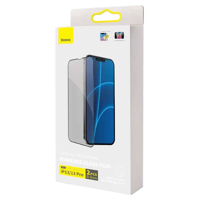 0.23mm curved privacy tempered film for iPhone 13 5.4 inch Black front screen protector