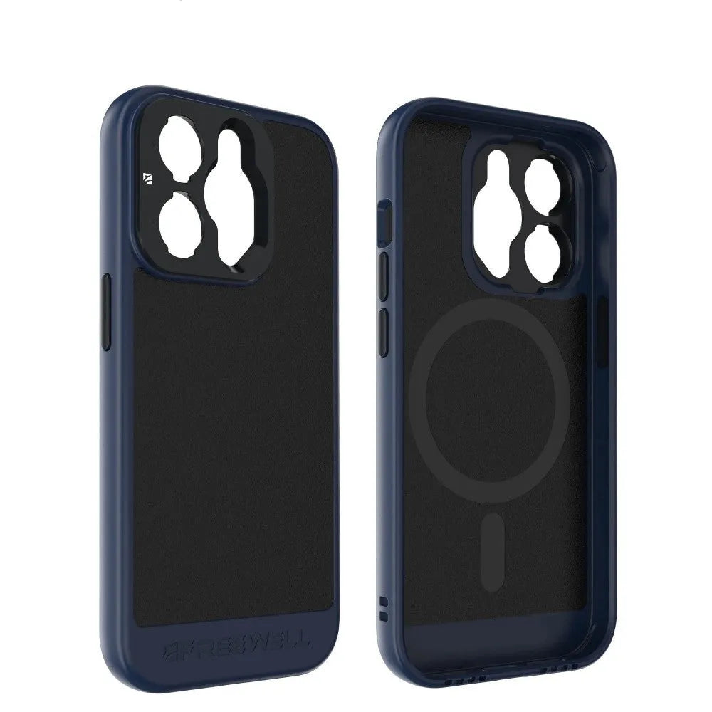 A Black protective phone case compatible with iPhone 13, 14, and 15 Pro and Pro Max models.