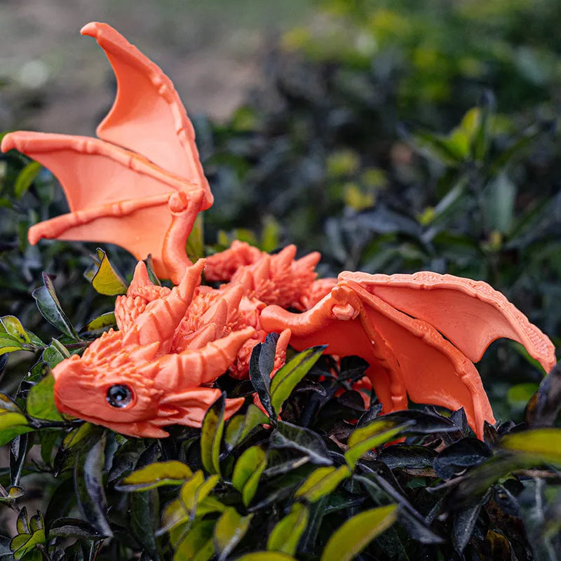 Flying Dragon Wings decoration toy in PLA plastic, showing detailed wing design and colour options.