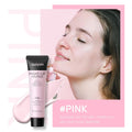 30g colour correcting makeup primer compact in green, pink and purple shades for skin tone correction