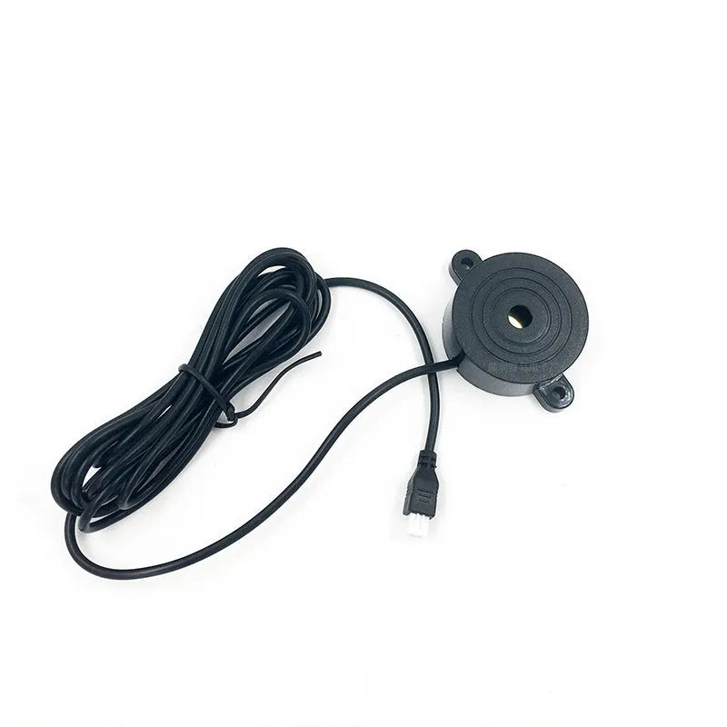4-probe car reversing radar kit with sensors, buzzer module, cables and hole saw