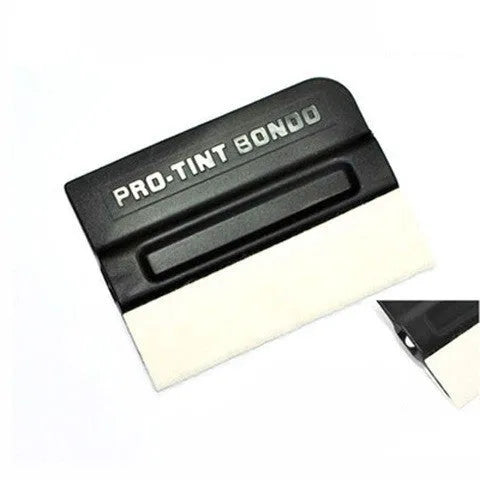 ABS car film scraper tool with four magnetic scraping surfaces for vehicle wrap installation