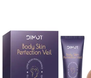 Waterproof body concealer cream with brush for covering tattoos and birthmarks