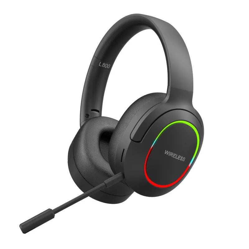 Foldable Bluetooth headphones in Silent Black with noise reduction and 10 metre range, head-mounted design