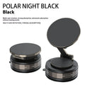 Folding vacuum suction cup car phone holder in black T30 made of zinc alloy