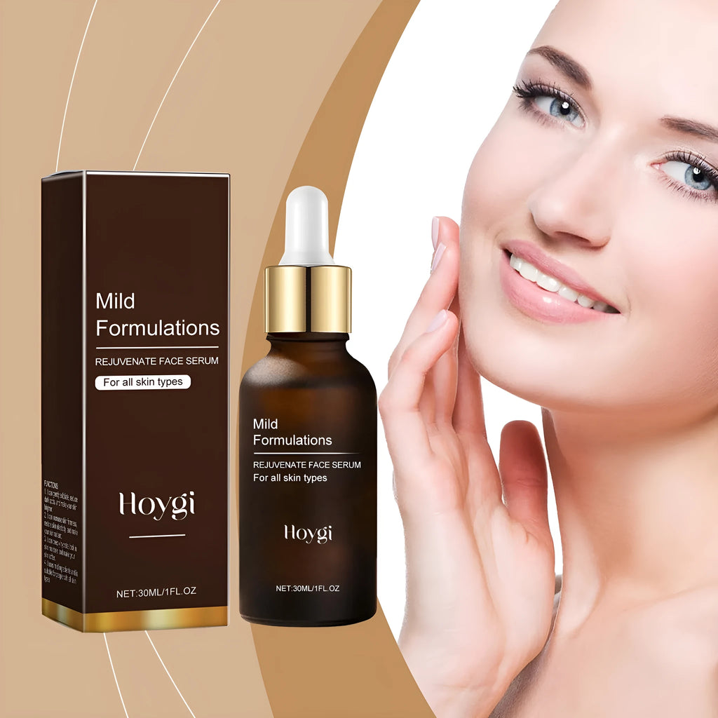 30ml facial skin care essence bottle with hyaluronic acid, vitamin C, collagen, and arbutin formula