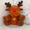 30cm plush toy in pink with breathing light card