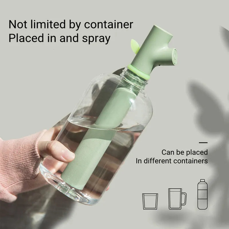 Transparent branch-shaped portable USB humidifier with adjustable mist settings