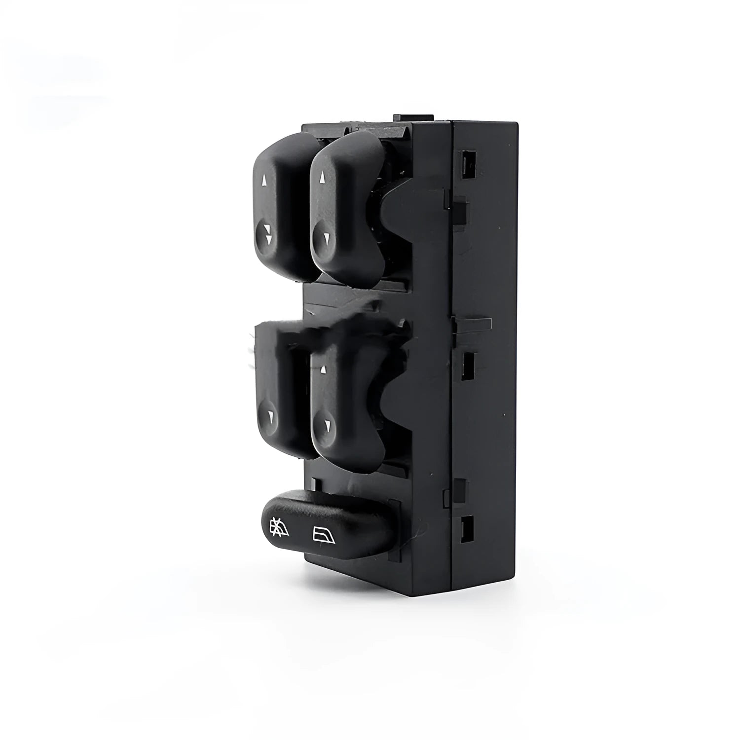 Black electric car window switch for Ford models made of ABS