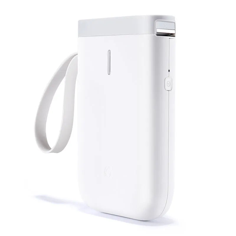 D11 Bluetooth handheld label printer in various colours with thermal paper