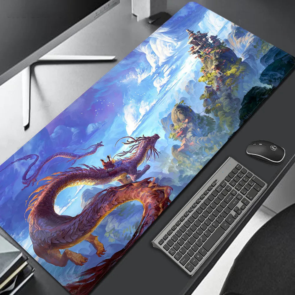 Lightweight printed rubber gaming mouse pad in sizes from 300x600mm to 400x900mm
