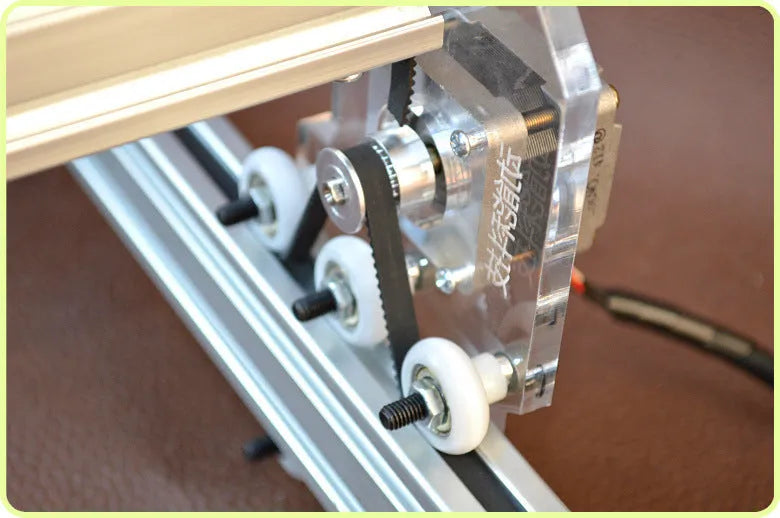 Miniature laser engraving machine with 3000mw specification and 400x300mm bottom plate