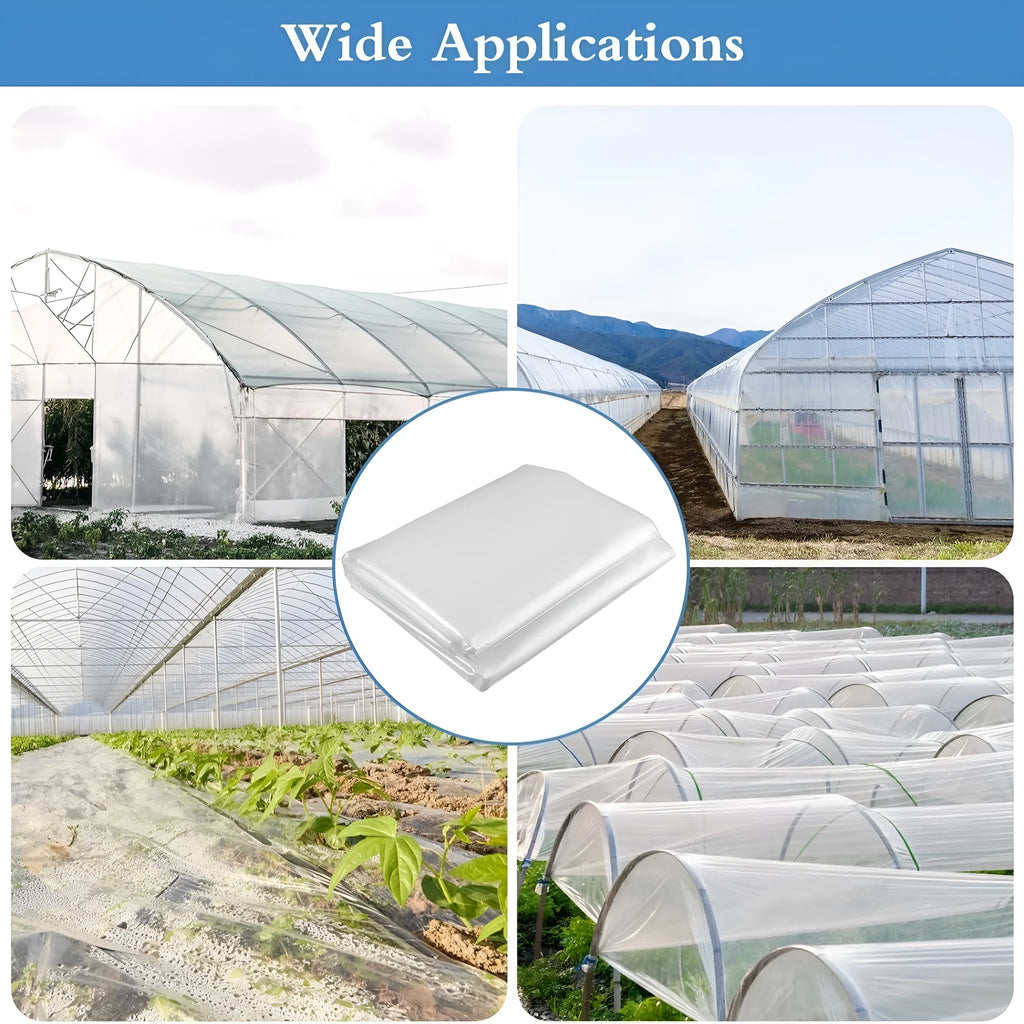 Plastic greenhouse cold film for vegetable shed insulation measuring 4x8 metres