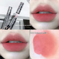 Velvet Mist Lip Mud Matte White Lipstick in six waterproof shades displayed in standard packaging
