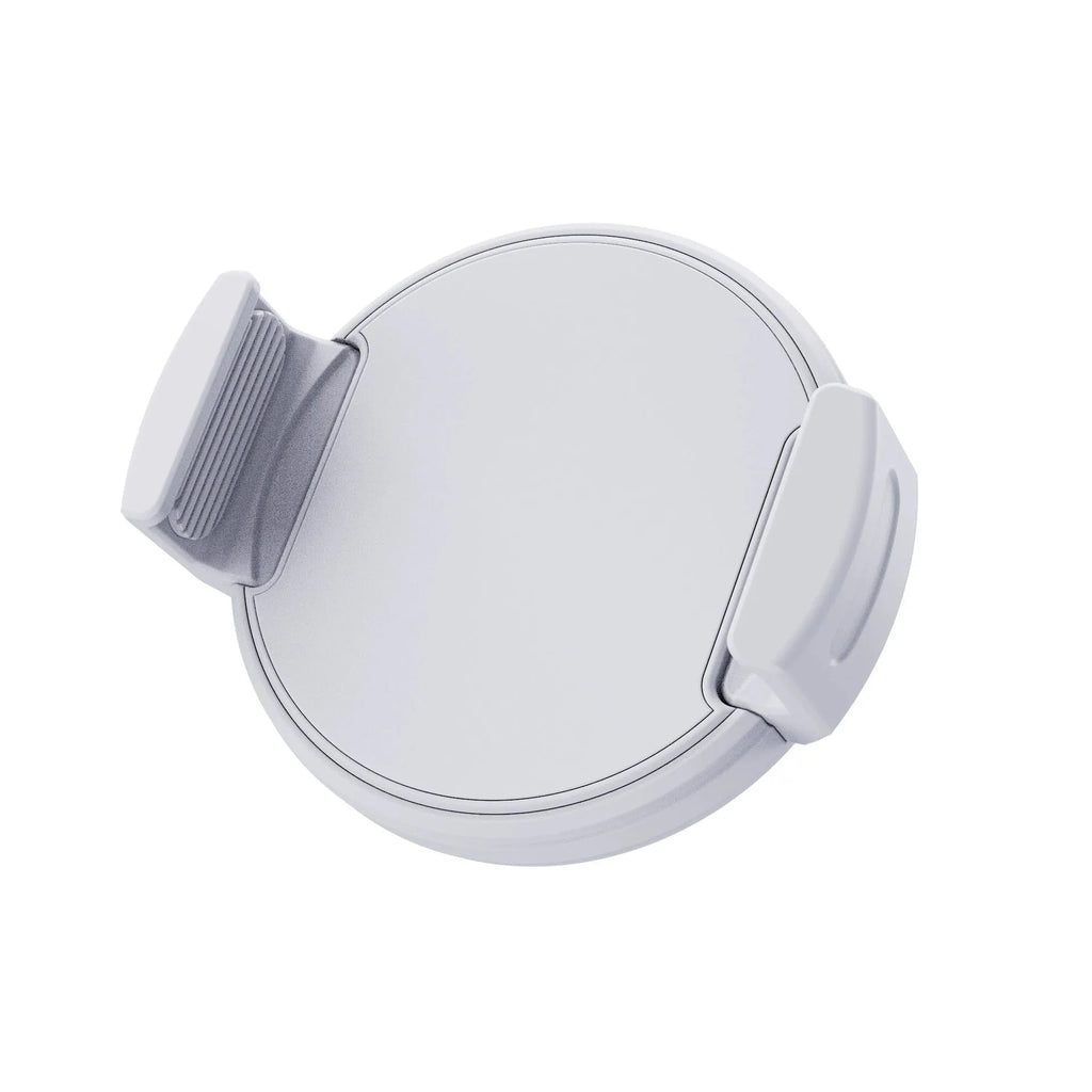 Alloy car phone holder with vacuum adsorption base and magnetic mount for dashboard or windscreen in black