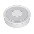 White ZigBee smart home gateway measuring 78mm with USB power for 55m device control