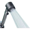 Portable ABS plastic massage shower head with three adjustable water pressure settings