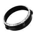Black CNC aluminium headlight cover for BMW R NineT Scrambler motorcycle 2014-2017 models