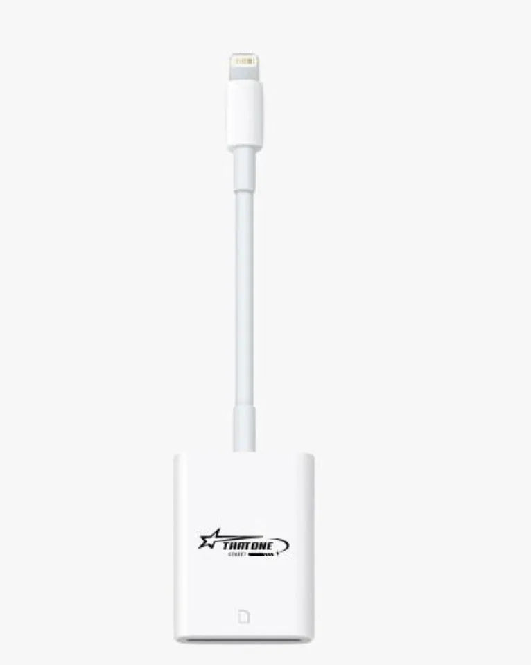 White Type C 3-in-1 adapter with USB 3.0, TF and SD slots, 15.5cm plastic shell for mobile phone