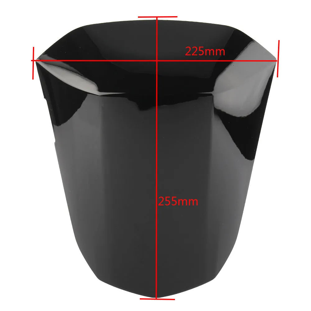 GSXR1000 motorcycle rear cowl seat cover in ABS plastic showing streamlined design