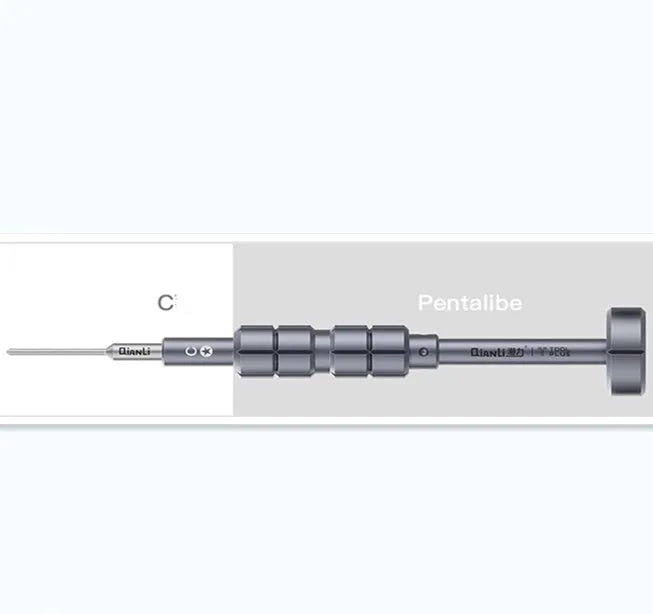 iPhone T2 cross triangle screwdriver kit with grenade-shaped aluminium alloy handle and multiple head types