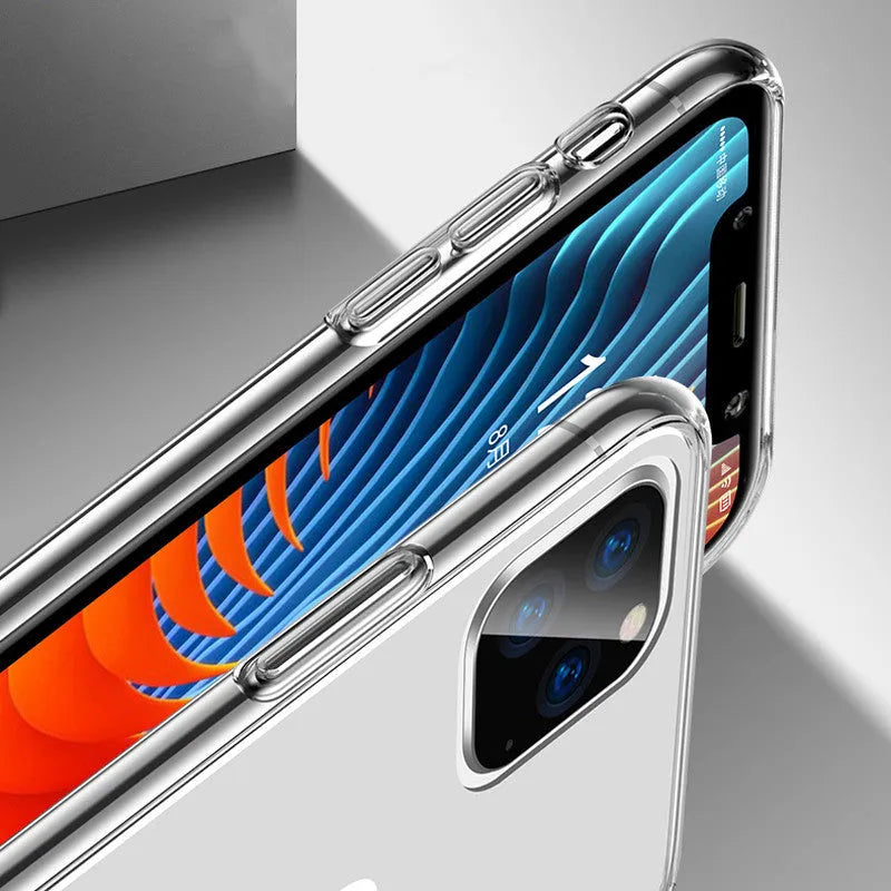Ultra-thin transparent TPU shatter-resistant back cover for iPhone X