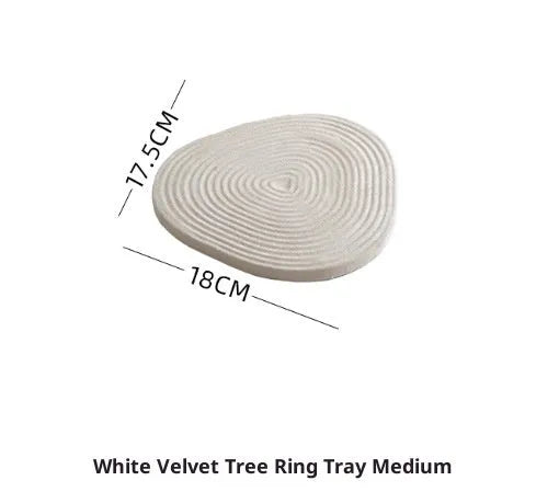 Flannel tree wheel jewellery display stand with rotating design, small size 12x11.5cm, black colour