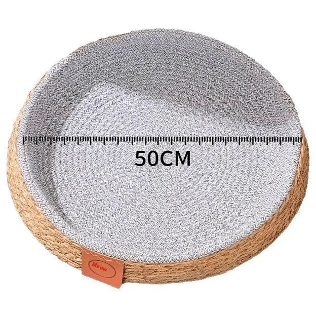 Rattan cat nest pet bed in four size options S M L XL