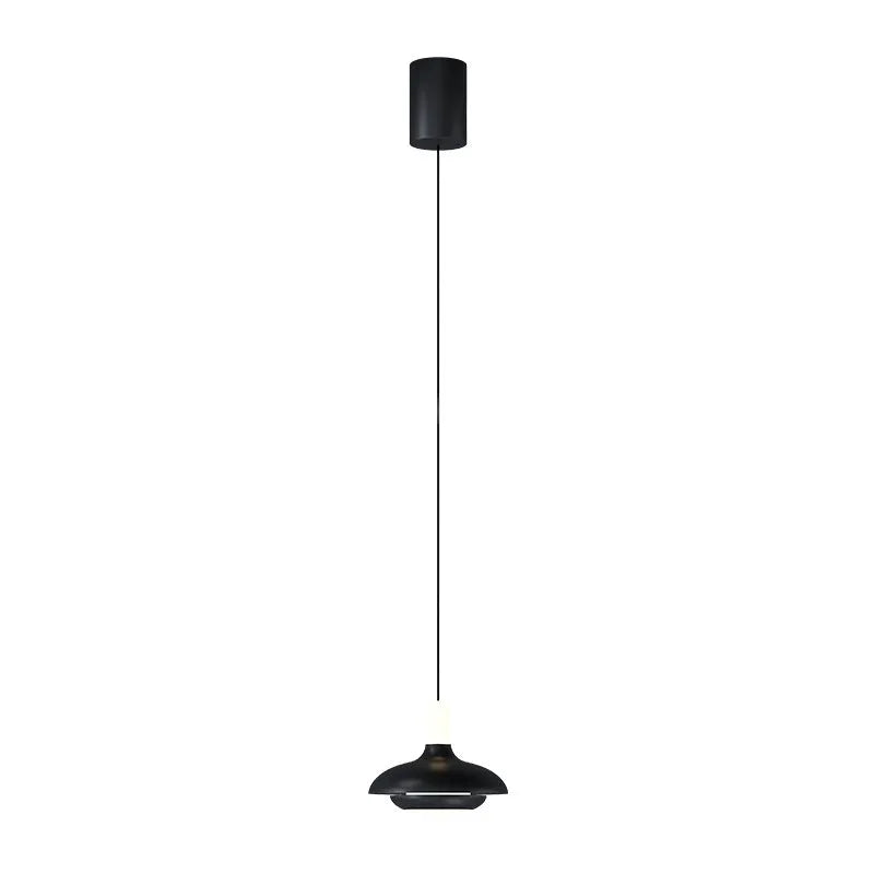 Modern minimalist adjustable bedside pendant light in Nordic style with three colour settings
