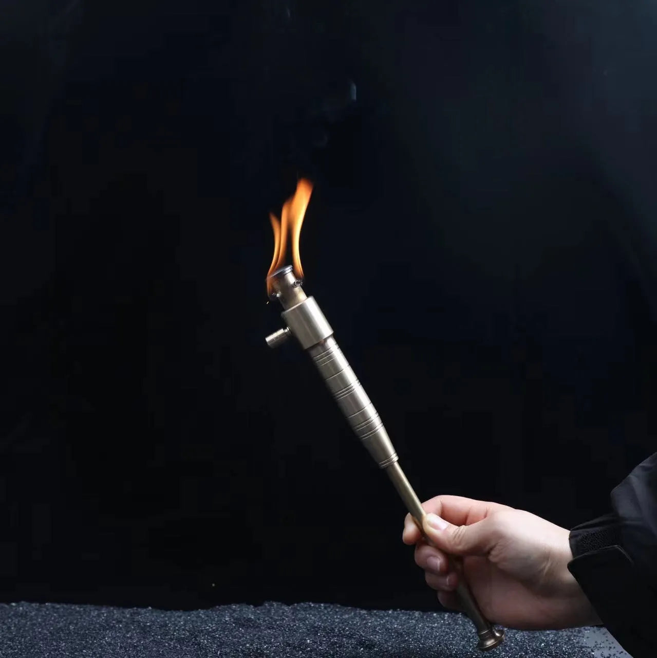 Copper heavy duty outdoor kerosene lighter torch style 29.5cm length