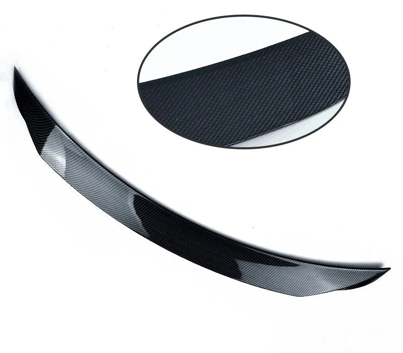 Mazda 3 Axela Exela bright black sports blade tail trim with large fixed wind surround